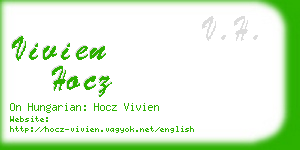 vivien hocz business card